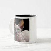 Sphynx Zweifarbige Tasse (Vorderseite Links)