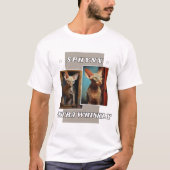 Sphynxkatze extra faul T-Shirt (Vorderseite)