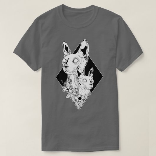 Sphynxkatzen T-Shirt (Design vorne)