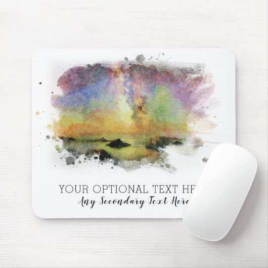 *~ Spiaggia delle cannelle Italia Italien Strand A Mousepad (Mit Mouse)