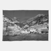 Spiaggia di Positano Marina Grande 1 - BW Geschirrtuch (Horizontal)