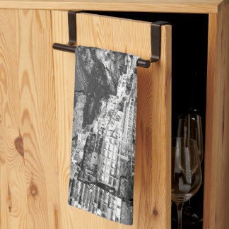 Spiaggia di Positano Marina Grande 2 - BW Geschirrtuch