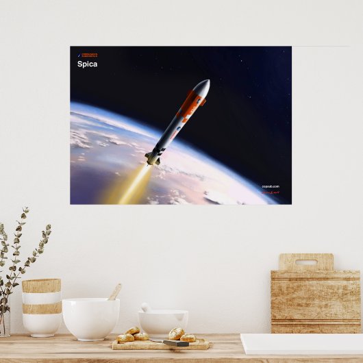 Spica Space Poster (Küche)