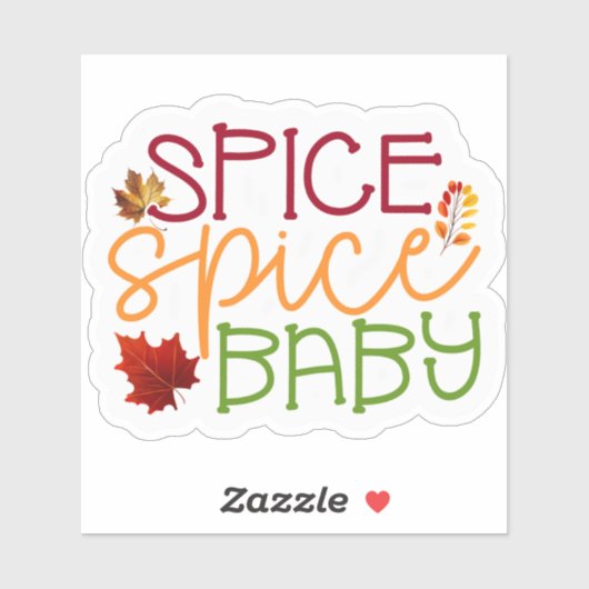 Spice-Baby Aufkleber (Blatt)