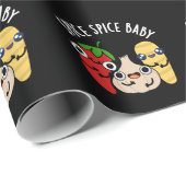 Spice Baby Funny Food Pub Dark BG Geschenkpapier (Rolleneckpunkt)