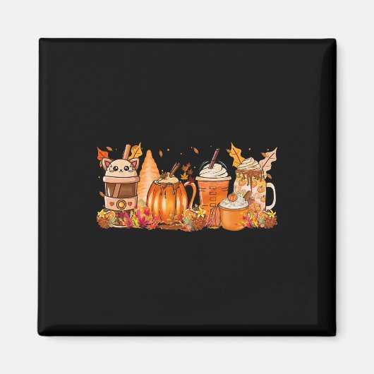 Spice Fall Kaffee Heiße Tee Herbst Ernte Frauen Dr Magnet (Vorne)