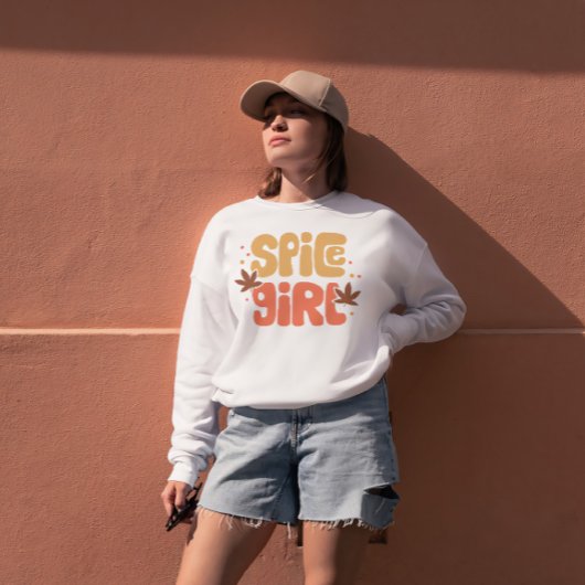 Spice Girl Pumpkin Modern Sweatshirt