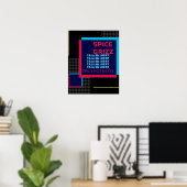 SPICE GRIZZ Grid View Poster (Heimbüro)