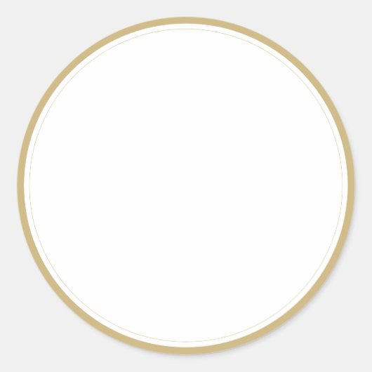 Spice jar Gold Rand Rohling Kennzeichnungskleber Runder Aufkleber (Vorderseite)