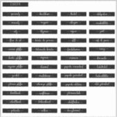 Spice Jar Labels (Vorderseite)