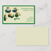 Spice Jars für die Kitchen Cook Business Card Visitenkarte (Vorne/Hinten)