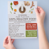 Spice Mix, Health Food Store Advertising Flyer (Hand)