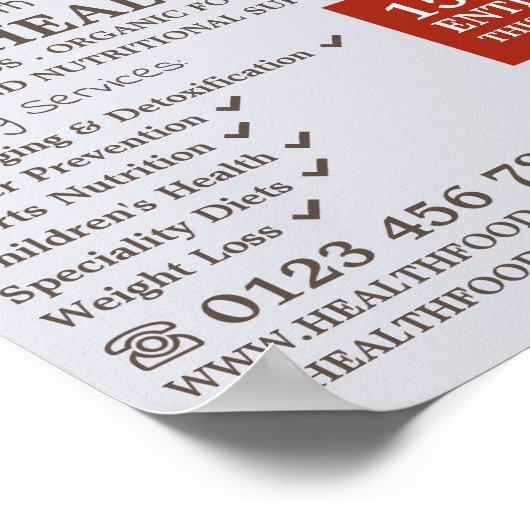 Spice Mix, Health Food Store Advertising Poster (Ecke)