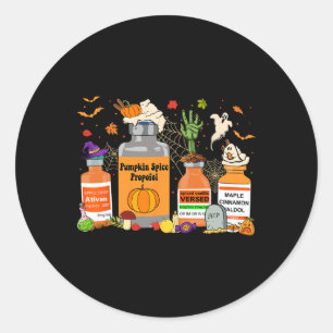Spice Propofol Ativan Versed Haldol Halloween Nurs Runder Aufkleber