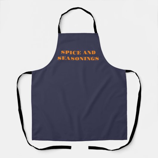 SPICE + SAISONINGS Dk Blue Grillen Grill Koch Schürze (Vorderseite)
