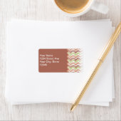 Spice Scribble Zickzack ZigZag Adressaufkleber (Insitu)