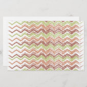 Spice Scribble Zickzack ZigZag Briefpapier (Vorne/Hinten)