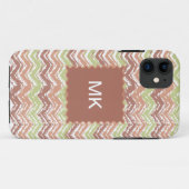Spice Scribble Zickzack ZigZag Case-Mate iPhone Hülle (Rückseite (Horizontal))