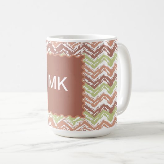 Spice Scribble Zickzack ZigZag Kaffeetasse (VorderseiteRechts)