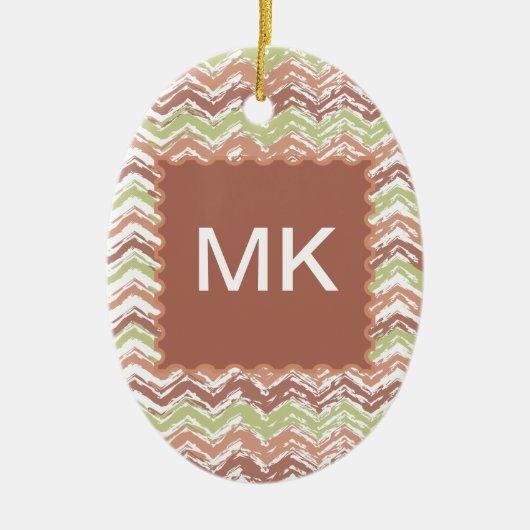 Spice Scribble Zickzack ZigZag Keramikornament (Vorne)