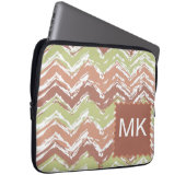 Spice Scribble Zickzack ZigZag Laptopschutzhülle (Vorne Rechts)