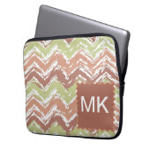 Spice Scribble Zickzack ZigZag Laptopschutzhülle (Vorderseite Links)