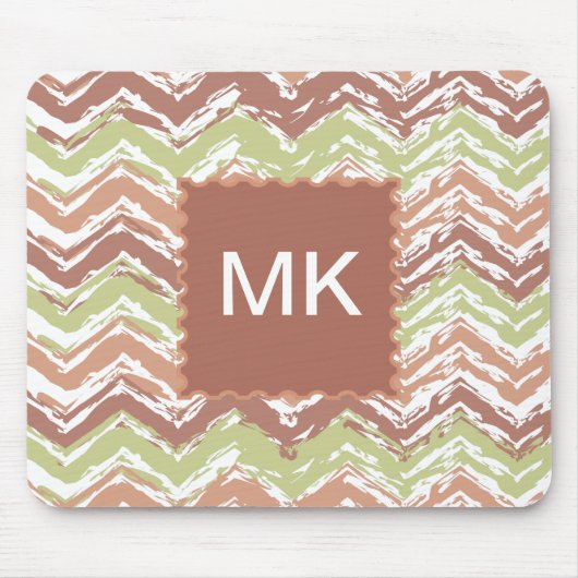 Spice Scribble Zickzack ZigZag Mousepad (Vorne)