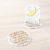 Spice Scribble Zickzack ZigZag Sandstein Untersetzer (Seite)