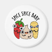 Spice Spice Baby Funny Food Puff Magnet (Vorne)
