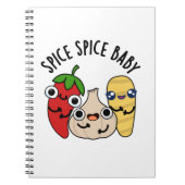 Spice Spice Baby Funny Food Puff Notizblock (Vorderseite)