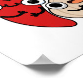 Spice Spice Baby Funny Food Puff Poster (Ecke)