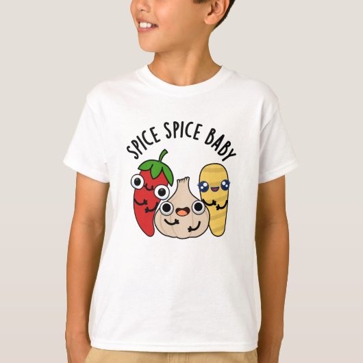 Spice Spice Baby Funny Food Puff T-Shirt (Vorderseite)