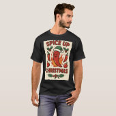 Spice Up Christmas – Hot Pepper Holiday Cheer T-Shirt (Vorne ganz)