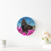 Spicebush Frack Butterfly Runde Wanduhr (Zuhause)
