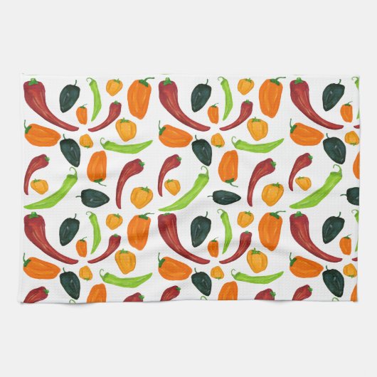 Spicer Chili Pepper Südwestküche Handtuch (Horizontal)