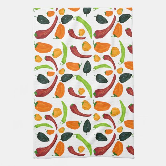 Spicer Chili Pepper Südwestküche Handtuch (Vertikal)