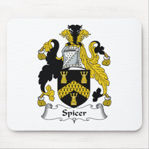Spicer Familienwappen Mousepad