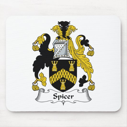 Spicer Familienwappen Mousepad (Vorne)
