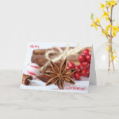 Spices Frohe Weihnachtskarte Karte (Gelbe Blume)