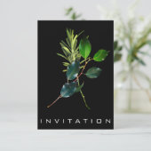 Spices Italian Koch Dinner Hause Rosmarino Lauro Einladung (Stehend Vorderseite)