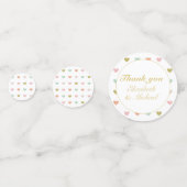 Spicey Life Modern Hearts Multicore DANKE Konfetti (Vorderseiten)