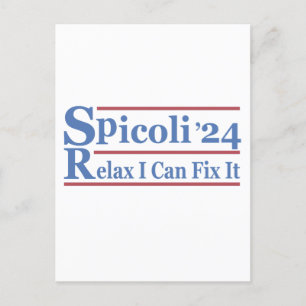 Spicoli 24 Relax I Can Fix Es Funny Election 2024 Postkarte