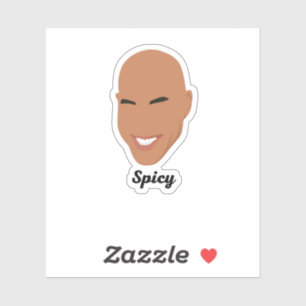 Spicy - ainsley harriott komischer Aufkleber