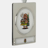 Spicy and Caffeinated Banner-Ornament Silber (Rechts)