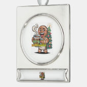 Spicy and Caffeinated Banner-Ornament Silber (Links)