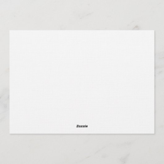 Spicy and Caffeinated Einladung (Rückseite)