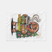 Spicy and Caffeinated Fleecedecke (Vorderseite (Horizontal))