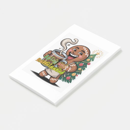 Spicy and Caffeinated Post-it Klebezettel (angewinkelt)