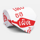 Spicy bitte ~ Khaw Phet Dur - Thai Isan Language Krawatte (Gerollt)