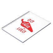 Spicy bitte ~ Khaw Phet Dur - Thai Isan Language Notizblock (Linke Seite)